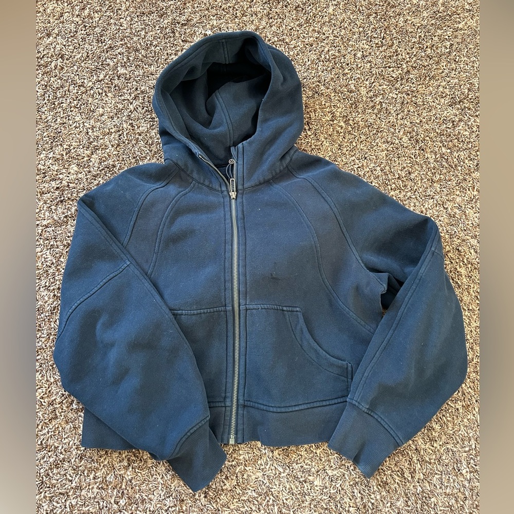 Lululemon full zip scuba hoodie true navy